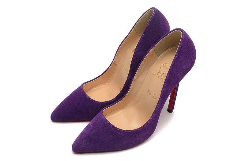 DMy Documentsliurong201411高跟鞋highchristian louboutin 12cm chaussures de velours pourpre (6)